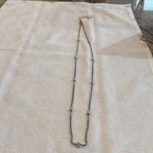 Elegant Silver and Crystal Necklace
